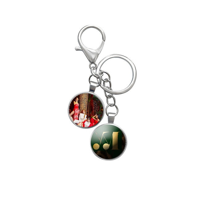 MAMAMOO New Album Travel Photo Key Chain Key Ring Solar
