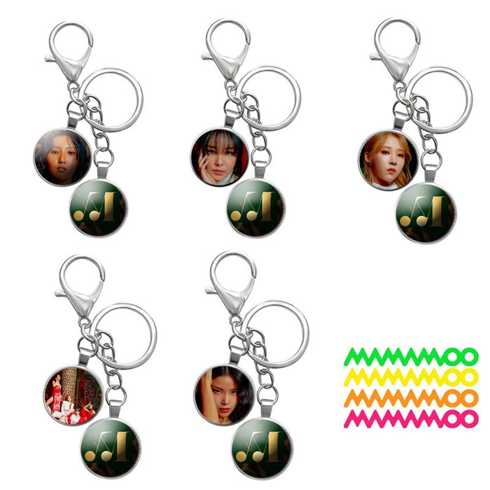 MAMAMOO New Album Travel Photo Key Chain Key Ring Solar