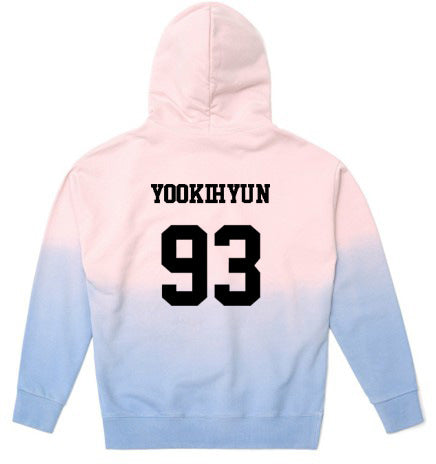 KPOP MONSTA X Concert With The Same Hoodie Thin Men And Women Spring And Gradient Coat - Kpopshop