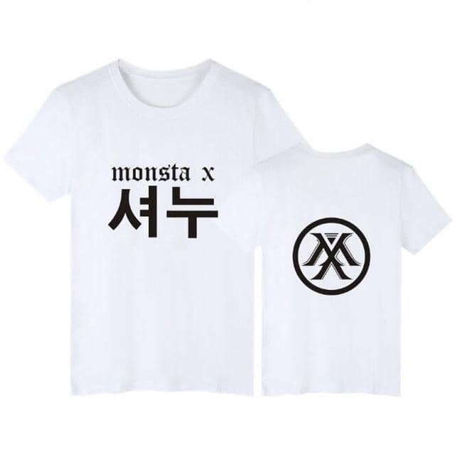 Kpop Newest KPOP Monsta X Concert Same Printed O-Neck Short Sleeve T Shirt For Fans Supportive Hip Hop T-Shirt Women Tshirts Tee Shirt Femme that you'll fall in love with. At an affordable price at KPOPSHOP, We sell a variety of KPOP Monsta X Concert Same Printed O-Neck Short Sleeve T Shirt For Fans Supportive Hip Hop T-Shirt Women Tshirts Tee Shirt Femme with Free Shipping.
