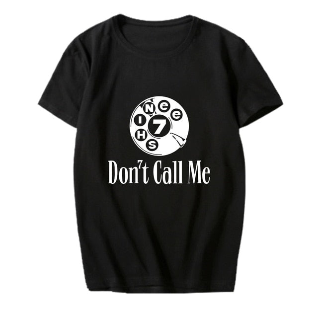 KPOP SHINee 7th Album Don't Call Me Support T-shirt K-pop SHINee Short Sleeve Tshirt Summer Loose Top Tee Fans Collection Gift