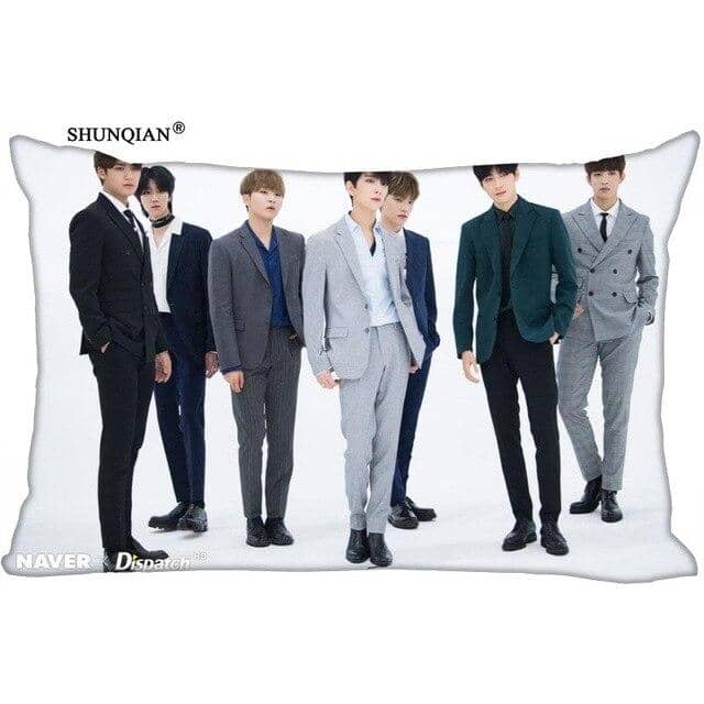 Kpop Newest KPOP Seventeen printed rectangular pillowcase Fashion Decorative two sided printing satin pillow cover Custom your image gift that you'll fall in love with. At an affordable price at KPOPSHOP, We sell a variety of KPOP Seventeen printed rectangular pillowcase Fashion Decorative two sided printing satin pillow cover Custom your image gift with Free Shipping.