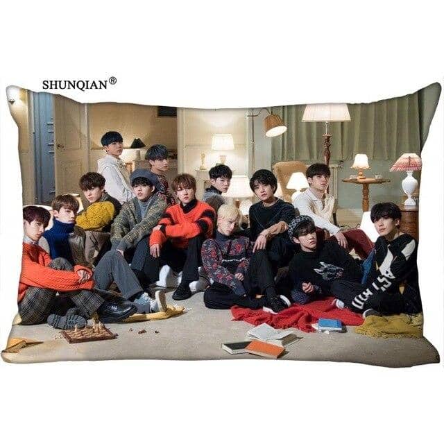 Kpop Newest KPOP Seventeen printed rectangular pillowcase Fashion Decorative two sided printing satin pillow cover Custom your image gift that you'll fall in love with. At an affordable price at KPOPSHOP, We sell a variety of KPOP Seventeen printed rectangular pillowcase Fashion Decorative two sided printing satin pillow cover Custom your image gift with Free Shipping.