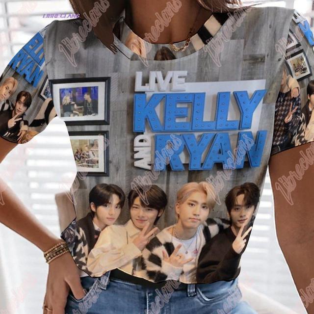 KPOP Stray Kids T Shirt Women StrayKids MINHO JISUNG WOOJIN CHANGBIN FELIX Korean Streetwear