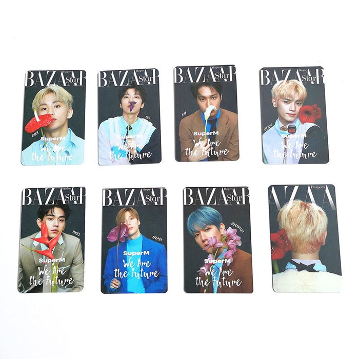 KPOP SuperM  BAZAAR Double Sides We are The Future LOMO Card Photocard