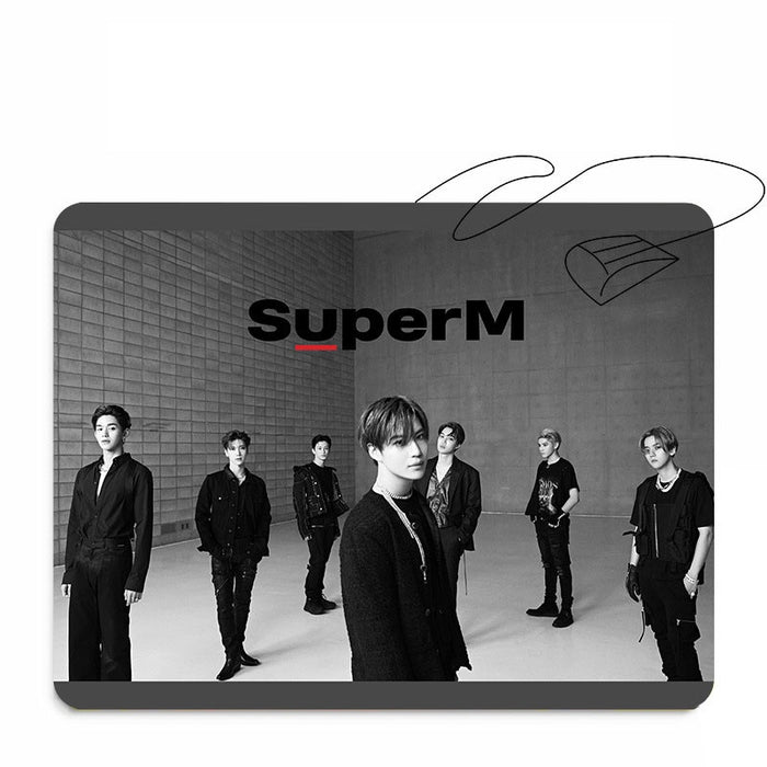 KPOP SuperM Jopping Game Desk Mousepad Mat Mini Album Super M KAI LUCAS TAEMIN TAEYONG BAEKHYUN TEN MARK  26*20CM