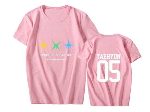 KPOP TXT T Shirt Women Tshirt Tee Shirt Femme Clothes TAEHYUN BEOMGYU Yeonjun TAEHYUN Merchandise Plus Size 4XL