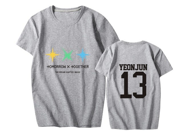 KPOP TXT T Shirt Women Tshirt Tee Shirt Femme Clothes TAEHYUN BEOMGYU Yeonjun TAEHYUN Merchandise Plus Size 4XL