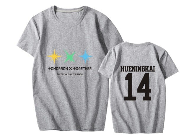 KPOP TXT T Shirt Women Tshirt Tee Shirt Femme Clothes TAEHYUN BEOMGYU Yeonjun TAEHYUN Merchandise Plus Size 4XL