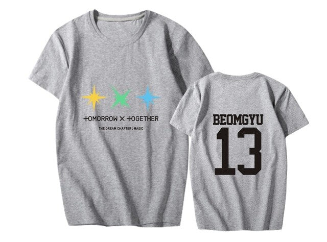 KPOP TXT T Shirt Women Tshirt Tee Shirt Femme Clothes TAEHYUN BEOMGYU Yeonjun TAEHYUN Merchandise Plus Size 4XL
