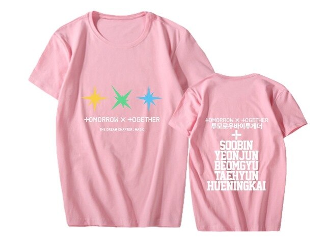 KPOP TXT T Shirt Women Tshirt Tee Shirt Femme Clothes TAEHYUN BEOMGYU Yeonjun TAEHYUN Merchandise Plus Size 4XL