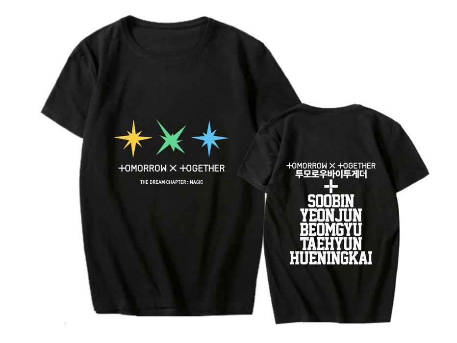 KPOP TXT T Shirt Women Tshirt Tee Shirt Femme Clothes TAEHYUN BEOMGYU Yeonjun TAEHYUN Merchandise Plus Size 4XL