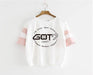 Kpop Newest KPOP fashion GOT7 + The member name 2019 new GOT7 Jackson Wang Blue sleeve pink sleeve T-shirt Short sleeve student Loose coat that you'll fall in love with. At an affordable price at KPOPSHOP, We sell a variety of KPOP fashion GOT7 + The member name 2019 new GOT7 Jackson Wang Blue sleeve pink sleeve T-shirt Short sleeve student Loose coat with Free Shipping.