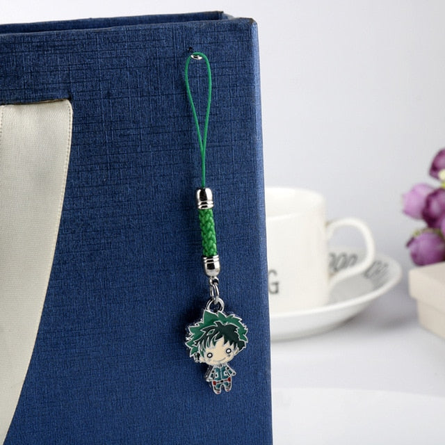 Keychain Jewelry My Hero Academia Cartoon Figure Keychains Anime Keyring Handbag Keyrings Kid Toy Pendant Phone Straps For Women