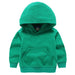 Kids Girls Boys Outerwear White Red Yellow Black Grey Hooded Children Toddler Sweatshirt Kids  Tops for 2-8 Years - Kpopshop