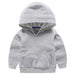 Kids Girls Boys Outerwear White Red Yellow Black Grey Hooded Children Toddler Sweatshirt Kids  Tops for 2-8 Years - Kpopshop