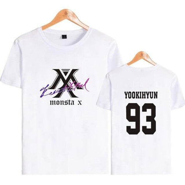 Kpop Newest Korean Fashion KPOP MONSTA X T Shirt Women Men Plus Size Tee Shirt Femme Summer Short Sleeve Cotton Funny Tshirt Camiseta Mujer that you'll fall in love with. At an affordable price at KPOPSHOP, We sell a variety of Korean Fashion KPOP MONSTA X T Shirt Women Men Plus Size Tee Shirt Femme Summer Short Sleeve Cotton Funny Tshirt Camiseta Mujer with Free Shipping.