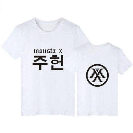 Kpop Newest Korean KPOP Monsta X T Shirt For Women Men WONHO YOOKIHYUN I.M JOOHEON HYUNGWON Short Sleeve Cotton T-Shirt Tees Couple Clothes that you'll fall in love with. At an affordable price at KPOPSHOP, We sell a variety of Korean KPOP Monsta X T Shirt For Women Men WONHO YOOKIHYUN I.M JOOHEON HYUNGWON Short Sleeve Cotton T-Shirt Tees Couple Clothes with Free Shipping.
