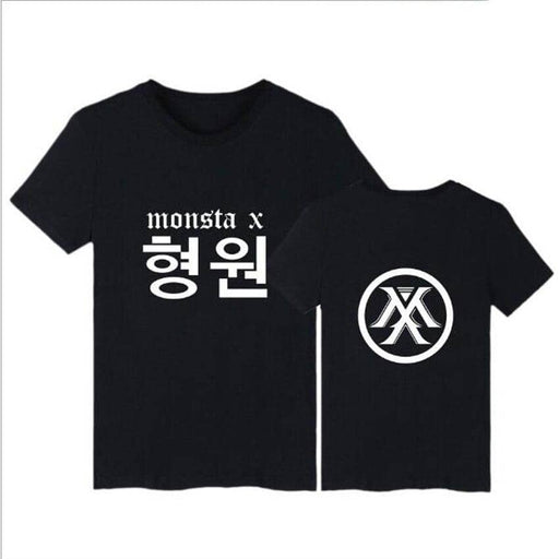 Kpop Newest Korean KPOP Monsta X T Shirt For Women Men WONHO YOOKIHYUN I.M JOOHEON HYUNGWON Short Sleeve Cotton T-Shirt Tees Couple Clothes that you'll fall in love with. At an affordable price at KPOPSHOP, We sell a variety of Korean KPOP Monsta X T Shirt For Women Men WONHO YOOKIHYUN I.M JOOHEON HYUNGWON Short Sleeve Cotton T-Shirt Tees Couple Clothes with Free Shipping.