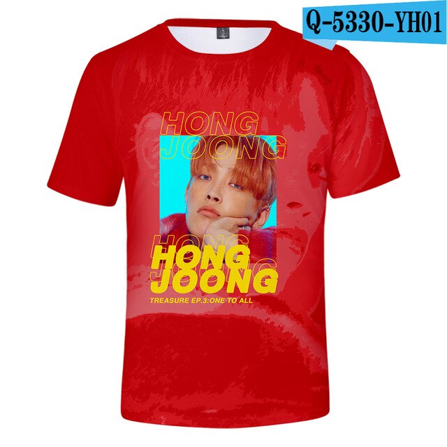 Korean Kpop ATEEZ 3D Women Women O-neck Funny Hipster Graphic Tees K-POP - Kpopshop