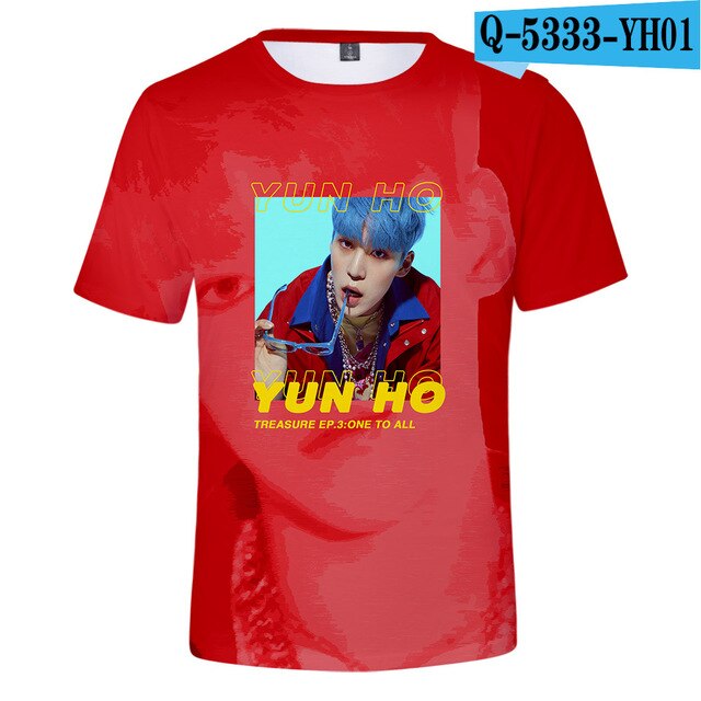 Korean Kpop ATEEZ 3D Women Women O-neck Funny Hipster Graphic Tees K-POP - Kpopshop