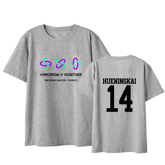 Korean Kpop TXT The Dream Chapter STAR Album Shirts Hip Hop K-pop Clothes Hip Hop Tshirt Summer Tops Short Sleeve Tee Shirts
