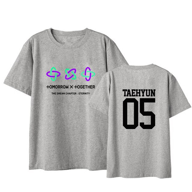 Korean Kpop TXT The Dream Chapter STAR Album Shirts Hip Hop K-pop Clothes Hip Hop Tshirt Summer Tops Short Sleeve Tee Shirts