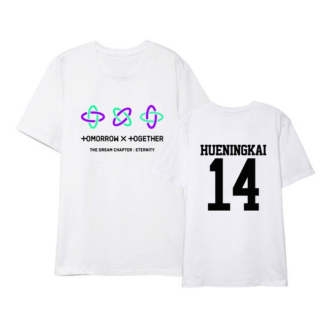 Korean Kpop TXT The Dream Chapter STAR Album Shirts Hip Hop K-pop Clothes Hip Hop Tshirt Summer Tops Short Sleeve Tee Shirts