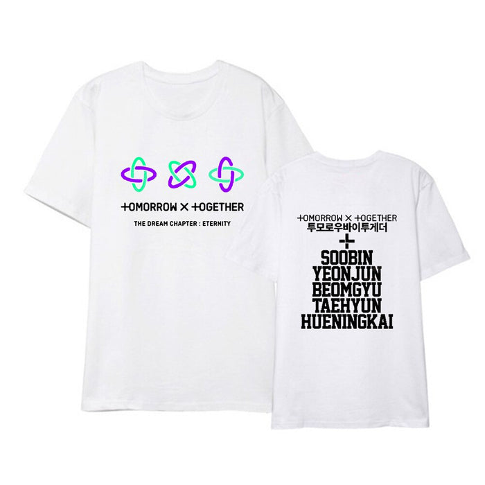 Korean Kpop TXT The Dream Chapter STAR Album Shirts Hip Hop K-pop Clothes Hip Hop Tshirt Summer Tops Short Sleeve Tee Shirts