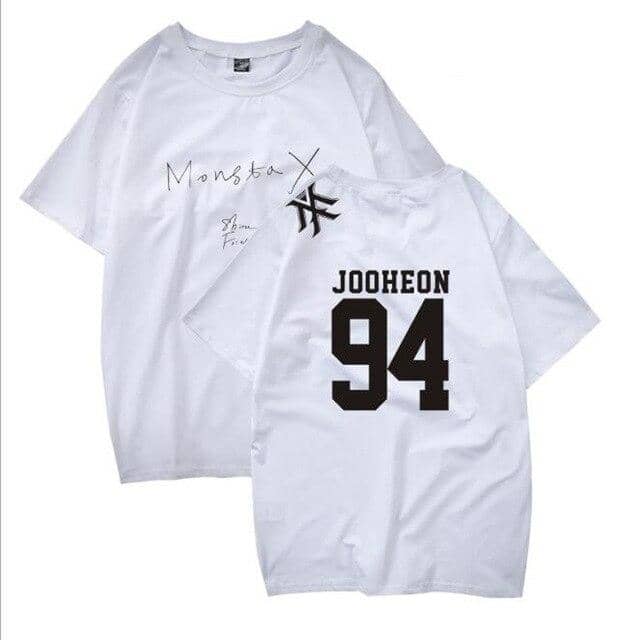 Kpop Newest Korean style K POP K-POP KPOP Monsta x Album JOOHEON I.M YOOKIHYUN WONHO Short Sleeve Cotton T Shirt Women Men Hip Hop Clothing that you'll fall in love with. At an affordable price at KPOPSHOP, We sell a variety of Korean style K POP K-POP KPOP Monsta x Album JOOHEON I.M YOOKIHYUN WONHO Short Sleeve Cotton T Shirt Women Men Hip Hop Clothing with Free Shipping.