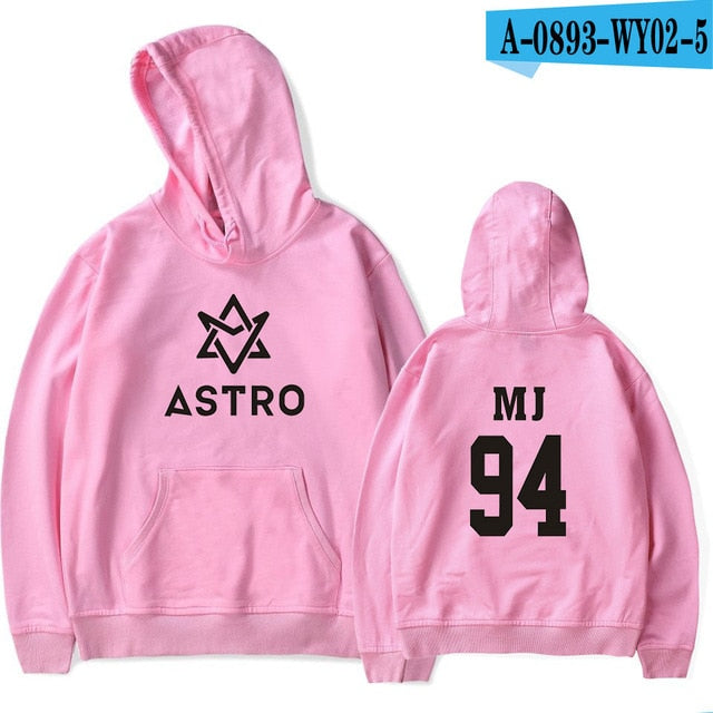 Kpop ASTRO STAR Group Printed Hoodies Moletom Harajuku Sweatshirt Casual Pullover Hoodie Streetwear Jacket Men/Women Clothing