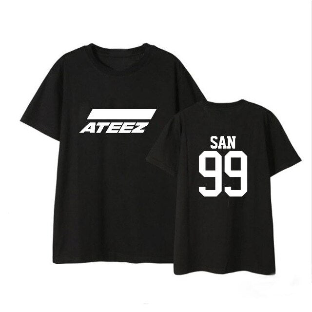 Kpop ATEEZ Album Shirts Loose Tops T-shirt DX1074 - Kpopshop