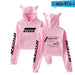 Kpop ATEEZ Cat Crop TopSweaSexy  Hongjoong Seonghwa Yunho Yeosang San Mingi Wooyoung Jongho - Kpopshop