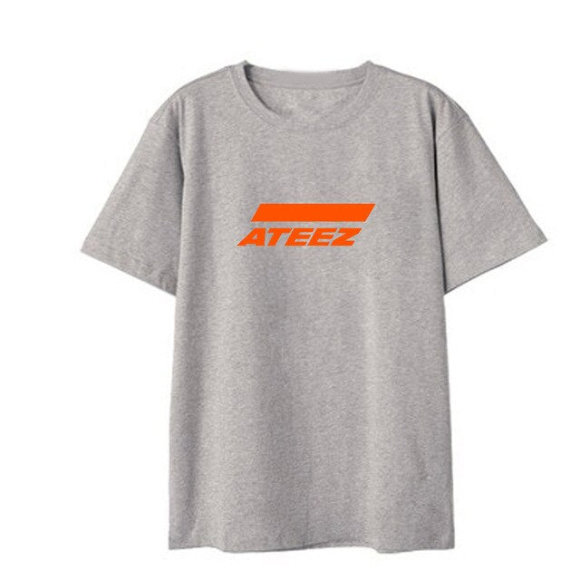 Kpop ATEEZ Korean Team Album Shirts Loose Tops T-shirt DX909 - Kpopshop