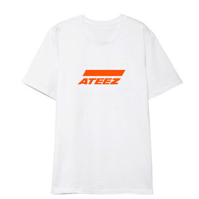 Kpop ATEEZ Korean Team Album Shirts Loose Tops T-shirt DX909 - Kpopshop