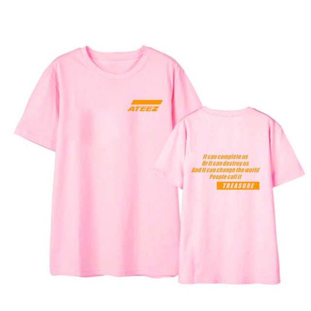 Kpop ATEEZ Korean Team Album Shirts Loose Tops T-shirt DX909 - Kpopshop