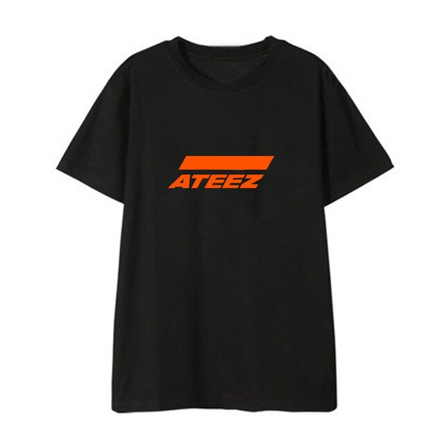 Kpop ATEEZ Korean Team Album Shirts Loose Tops T-shirt DX909 - Kpopshop