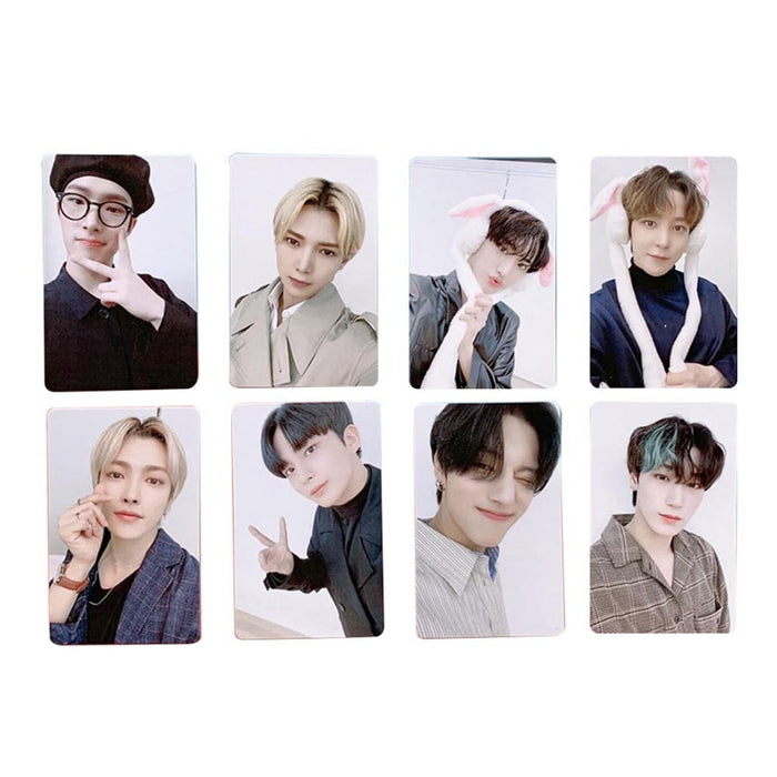 Kpop ATEEZ Photo Card Postcard Lomo Card 8PCS/Set K-POP High Quality HD Print ATEEZ Photocard For Fans Collection