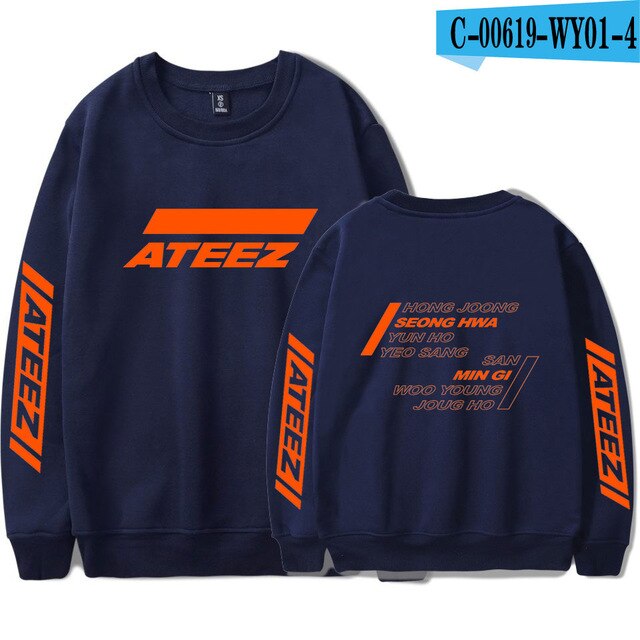 Kpop ATEEZ Hoodie Sweatshirt Women and Men  Sweatshirt tshirts Plus Size XXXXL - Kpopshop
