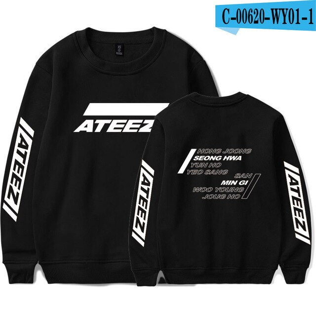Kpop ATEEZ Hoodie Sweatshirt Women and Men  Sweatshirt tshirts Plus Size XXXXL - Kpopshop