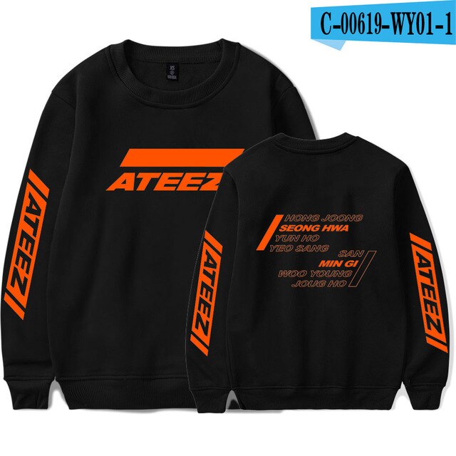 Kpop ATEEZ Hoodie Sweatshirt Women and Men  Sweatshirt tshirts Plus Size XXXXL - Kpopshop
