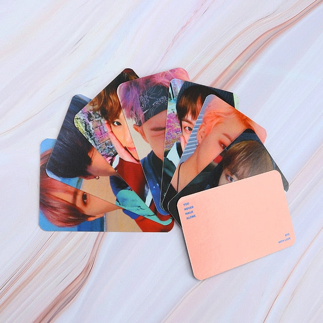 Kpop Album Photo Card Bangtan Boys Collection Photocard Self Made Paper Cards Lomo Cards Self Fan Gift