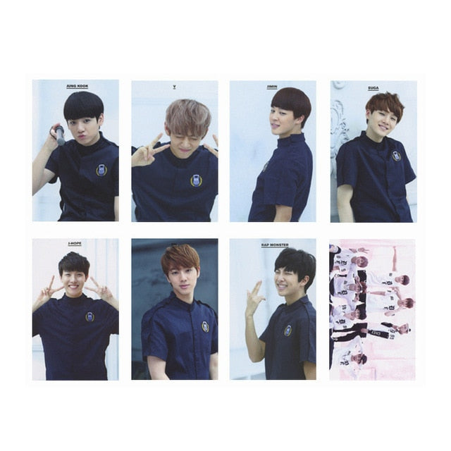 Kpop Album Photo Card Bangtan Boys Collection Photocard Self Made Paper Cards Lomo Cards Self Fan Gift