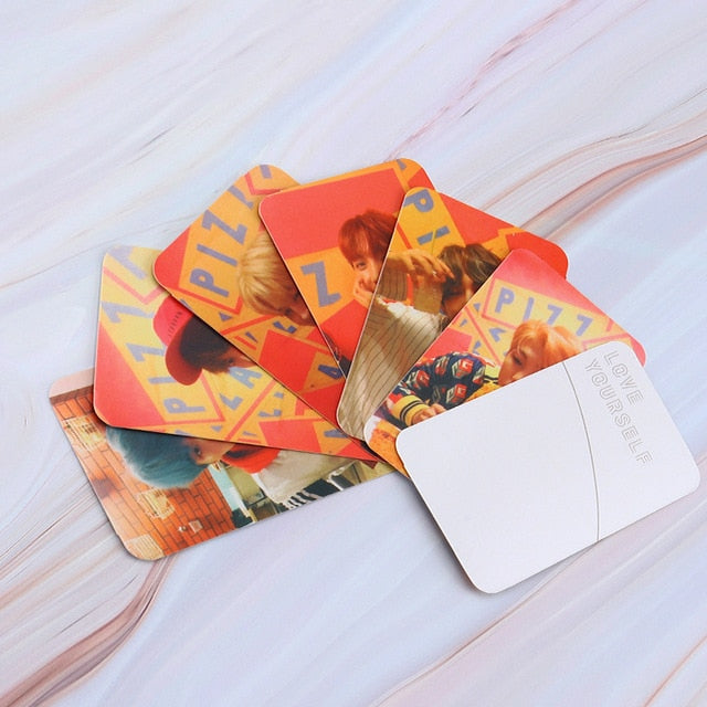 Kpop Album Photo Card Bangtan Boys Collection Photocard Self Made Paper Cards Lomo Cards Self Fan Gift