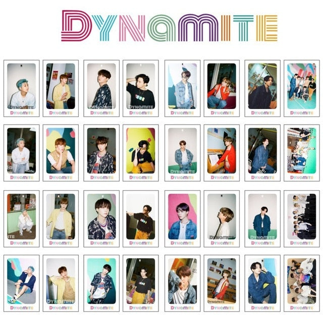 Kpop Bangtan Boy Photo Card Lomo Card Photo Photo Card Dynamite New Album Returns To The Surroundings