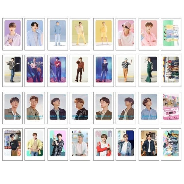 Kpop Bangtan Boy Photo Card Lomo Card Photo Photo Card Dynamite New Album Returns To The Surroundings