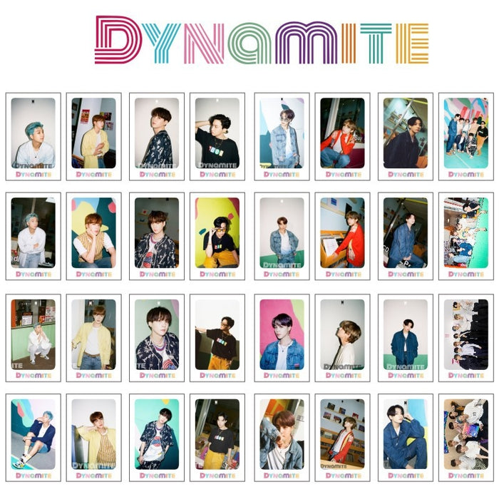 Kpop Bangtan Boy Photo Card Lomo Card Photo Photo Card Dynamite New Album Returns To The Surroundings