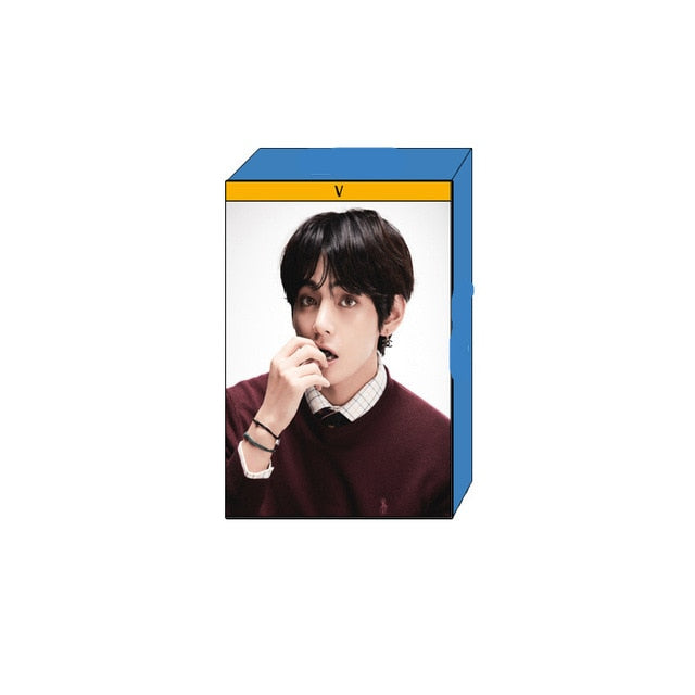 Kpop Bangtan Boys New Album MAP OF THE_SOUL 7 Self Made LOMO Card Small Card Postcard Collection Gift