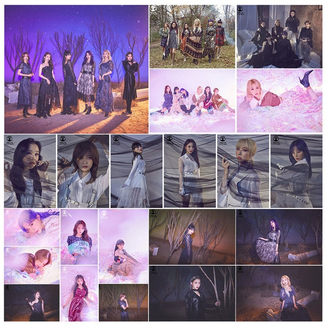 Kpop CHERRY BULLET DREAMCATCHER GFRIEND Izone NCT PENTAGON SUPER M THE BOYZVICTON WEKIMEKI New Album LOMO Card
