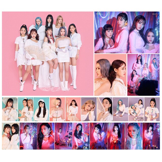 Kpop CHERRY BULLET DREAMCATCHER GFRIEND Izone NCT PENTAGON SUPER M THE BOYZVICTON WEKIMEKI New Album LOMO Card